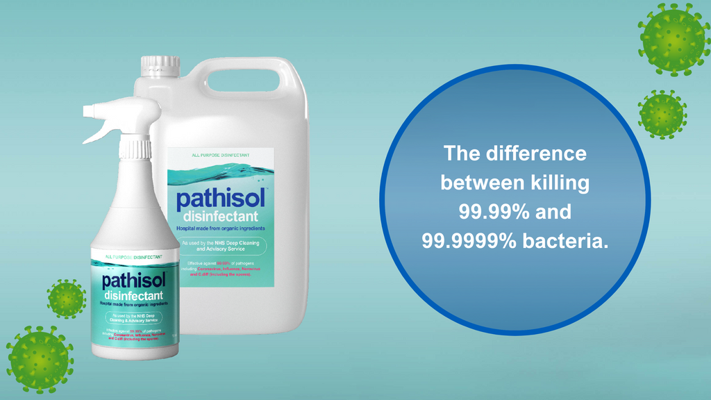 The difference between killing 99.99% and 99.9999 % of bacteria - Pathisol