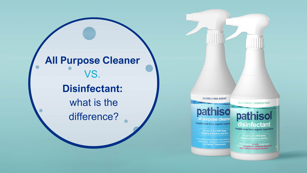 All Purpose Cleaner VS Disinfectant: What Is The Difference? - Pathisol